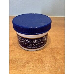 Wright's Silver Cleaner and Polish Cream 8 oz Ammonia Free Gently Cleans Jewelry